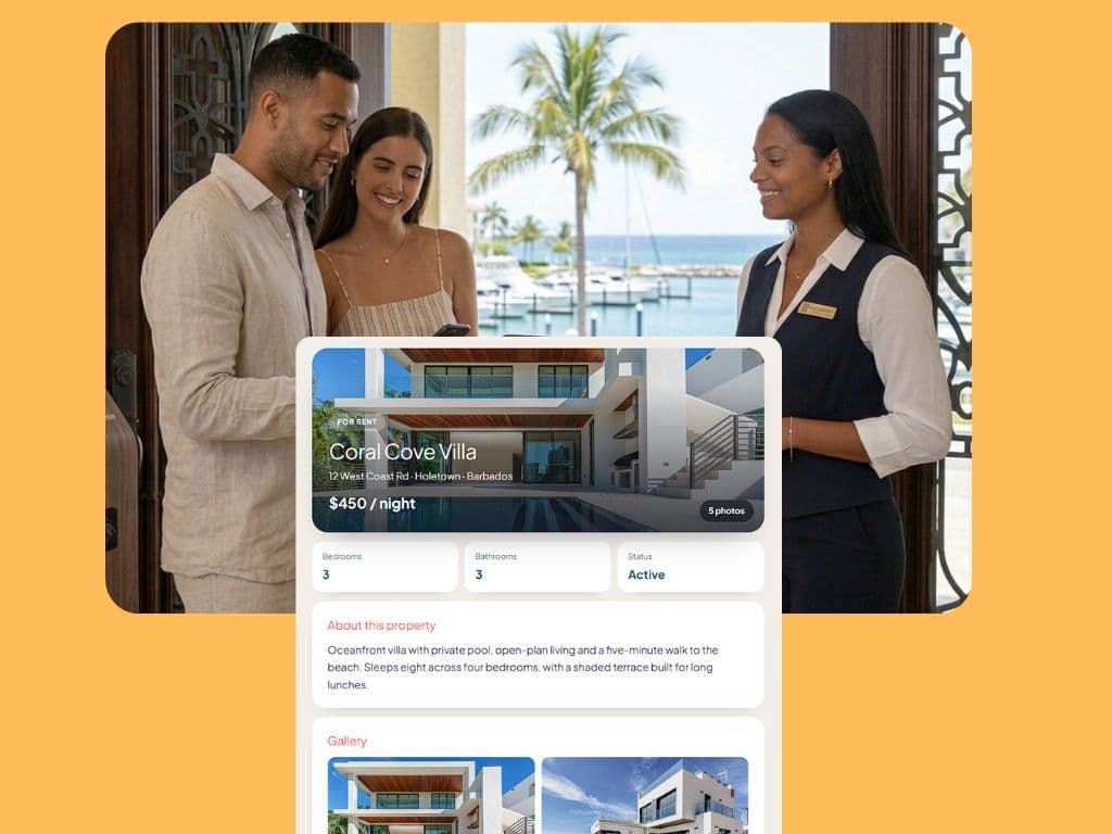 A public property listing page shown to a prospective buyer